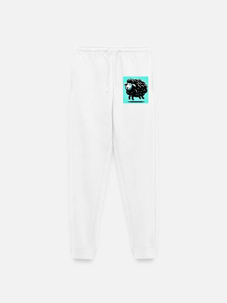 Schwarzes Schaf - Frauen Premium Bio Jogginghose - Weiß