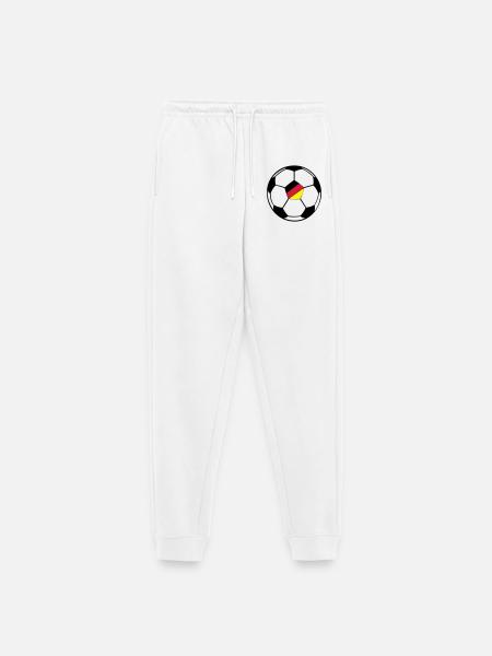 fussball deutschland - Frauen Premium Bio Jogginghose - Weiß
