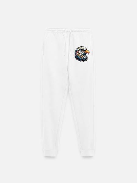 Adler - Frauen Premium Bio Jogginghose - Weiß