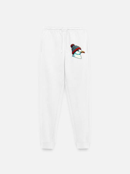 Möwe - Frauen Premium Bio Jogginghose - Weiß