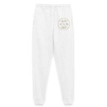 Geschenk 70. Geburtstag - Limited Edition 1956 - Frauen Premium Bio Jogginghose - Weiß - Vorne - AI Model Male 178 dark (178cm)