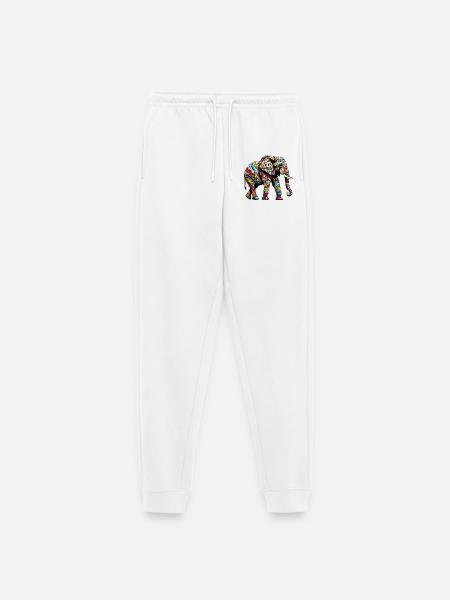 Elefant - Frauen Premium Bio Jogginghose - Weiß