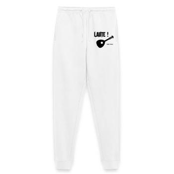 Laute - Frauen Premium Bio Jogginghose - Weiß - Vorne - AI Model Male 178 dark (178cm)