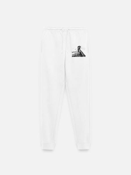 Ruhrpott Zeche - Frauen Premium Bio Jogginghose - Weiß