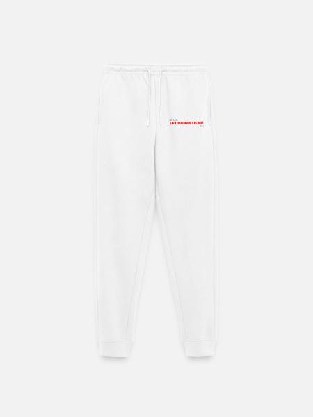 Freundliches Gesicht - Frauen Premium Bio Jogginghose - Weiß
