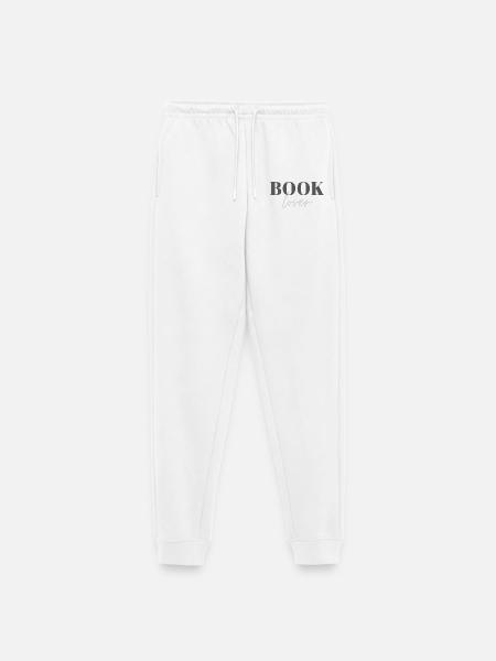 Booklover - Frauen Premium Bio Jogginghose - Weiß