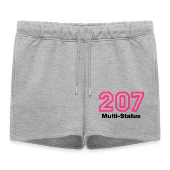 Error 207 Multi-Status - Frauen Premium Organic Sweatshorts - Grau meliert - Vorne - AI Model Female 172 light (172cm)