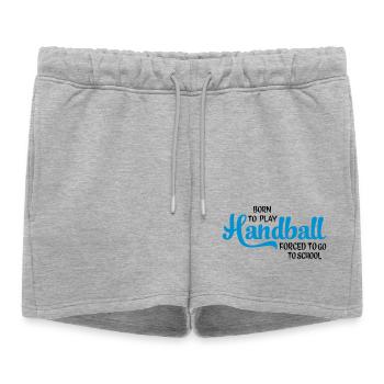handball - Short de survêtement femme premium - gris chiné - Devant - AI Model Female 172 light (172cm)