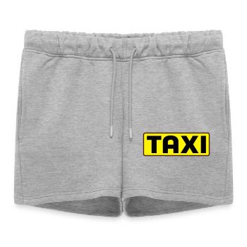taxi - Short de survêtement femme premium - gris chiné - Devant - AI Model Female 172 light (172cm)