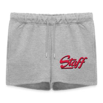 2541614 15210757 staff - Short de survêtement femme premium - gris chiné - Devant - AI Model Female 172 light (172cm)
