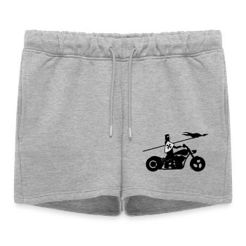 Motorrad - Short de survêtement femme premium - gris chiné - Devant - AI Model Female 172 light (172cm)