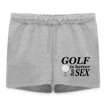 amusant de golf - Short de survêtement femme premium - gris chiné - Devant - AI Model Female 172 light (172cm)