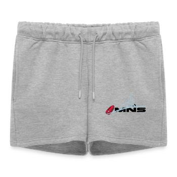 MNS maître-nageur sauveteur - Short de survêtement femme premium - gris chiné - Devant - AI Model Female 172 light (172cm)
