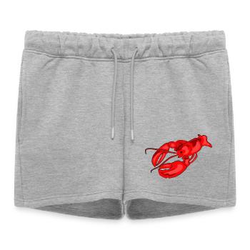 homard - Short de survêtement femme premium - gris chiné - Devant - AI Model Female 172 light (172cm)