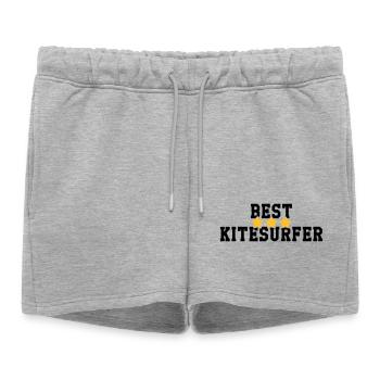 Kiteboarding / Kitesurfing / Kitesurf / - Short de survêtement femme premium - gris chiné - Devant - AI Model Female 172 light (172cm)