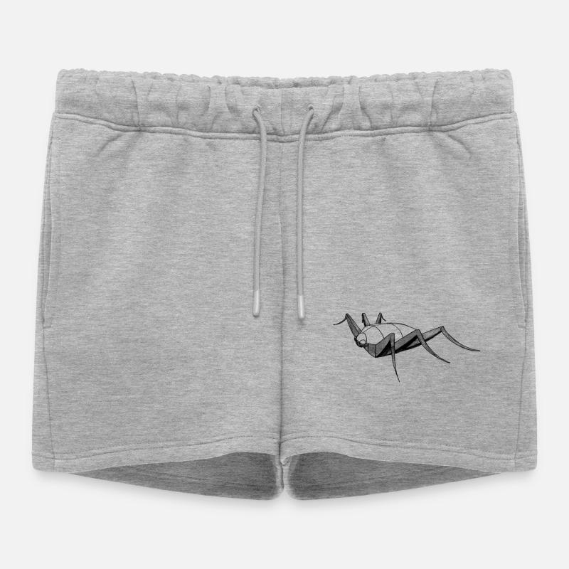 Insect bug bug drawing sketch construction - Women’s Premium Organic Sweatshorts - heather grey