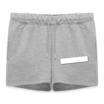 Coins arrondis du champ d’écriture | Ombre | Graphiques vectoriels - Short de survêtement femme premium - gris chiné - Devant - AI Model Female 172 light (172cm)