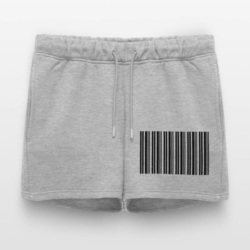 Barcode Strichcode Nerd IT Technik Design Frauen Premium Organic Sweatshorts
