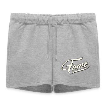 célébrité célèbre célèbre gagnant populaire connu - Short de survêtement femme premium - gris chiné - Devant - AI Model Female 172 light (172cm)