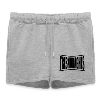 Tresnuraghes t-shirt Sardaigne - Short de survêtement femme premium - gris chiné - Devant - AI Model Female 172 light (172cm)