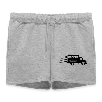 Rouleaux de tapis logo voiture - Short de survêtement femme premium - gris chiné - Devant - AI Model Female 172 light (172cm)