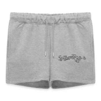 Bijoux d’ornement (Vectorgraphic) - Short de survêtement femme premium - gris chiné - Devant - AI Model Female 172 light (172cm)