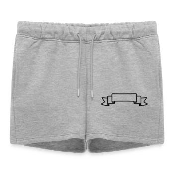 Marqueur fanion noce - Short de survêtement femme premium - gris chiné - Devant - AI Model Female 172 light (172cm)