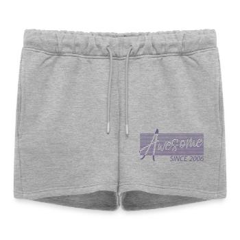 Génial depuis 2006 - Short de survêtement femme premium - gris chiné - Devant - AI Model Female 172 light (172cm)