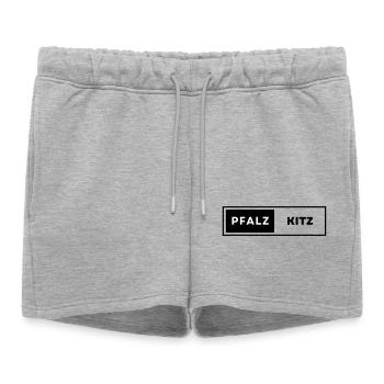 Lauser - Short de survêtement femme premium - gris chiné - Devant - AI Model Female 172 light (172cm)