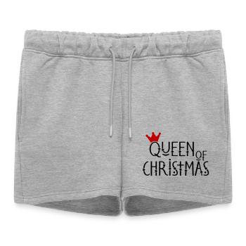Abstract sunset on jeans - Women’s Premium Organic Sweatshorts - heather grey - Front - AI Model Female 172 light (172cm)