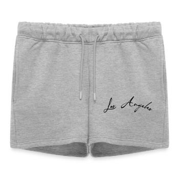 Los Angeles, Louisiane - Short de survêtement femme premium - gris chiné - Devant - AI Model Female 172 light (172cm)