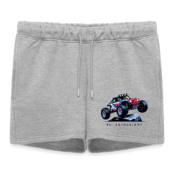 Voiture RC - Short de survêtement femme premium - gris chiné - Devant - AI Model Female 172 light (172cm)