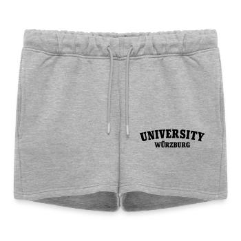 Université de Würzburg - Short de survêtement femme premium - gris chiné - Devant - AI Model Female 172 light (172cm)