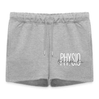Stylish design for the physiotherapist - Women’s Premium Organic Sweatshorts - heather grey - Front - AI Model Female 172 light (172cm)