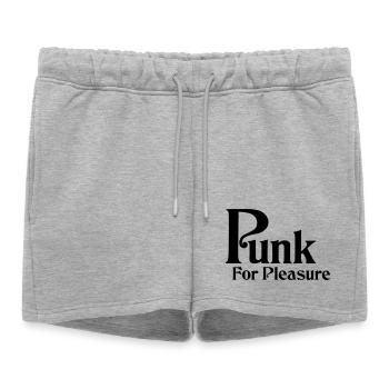 Punk pour le plaisir - Short de survêtement femme premium - gris chiné - Devant - AI Model Female 172 light (172cm)