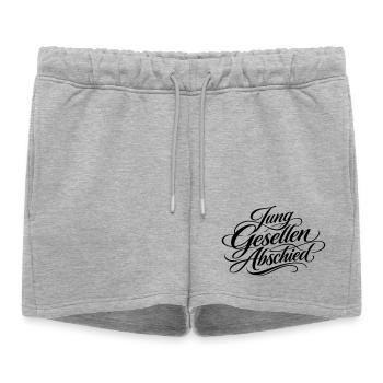 Enterrement de vie de garçon Jga - Short de survêtement femme premium - gris chiné - Devant - AI Model Female 172 light (172cm)
