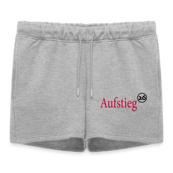Promu Promotion 2026 - Short de survêtement femme premium - gris chiné - Devant - AI Model Female 172 light (172cm)