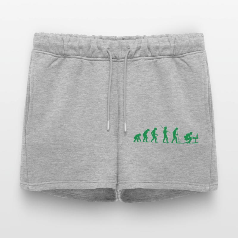 Programmer Evolution Computer Scientist Developer Women’s Premium Organic Sweatshorts