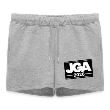 Jga 2026 Bachelor Party - Women’s Premium Organic Sweatshorts - heather grey - Front - AI Model Female 172 light (172cm)