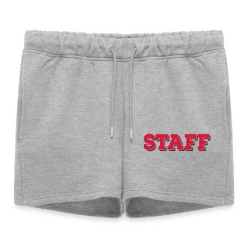 6254398 118120481 Staff - Short de survêtement femme premium - gris chiné - Devant - AI Model Female 172 light (172cm)