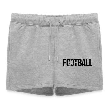 football américain - Short de survêtement femme premium - gris chiné - Devant - AI Model Female 172 light (172cm)