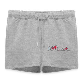 Regatta Skyline Voiliers Voiliers - Short de survêtement femme premium - gris chiné - Devant - AI Model Female 172 light (172cm)