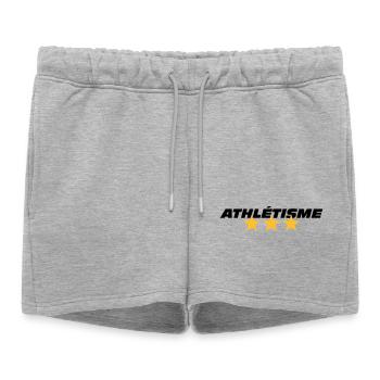 Athlétisme - Short de survêtement femme premium - gris chiné - Devant - AI Model Female 172 light (172cm)
