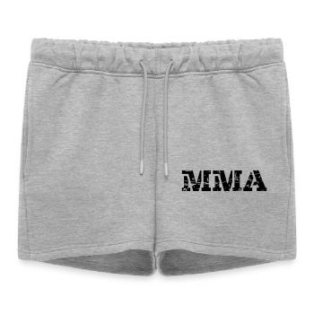 Le MMA - Short de survêtement femme premium - gris chiné - Devant - AI Model Female 172 light (172cm)