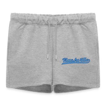 Design de lettrage à Nashville, Tennessee - Short de survêtement femme premium - gris chiné - Devant - AI Model Female 172 light (172cm)