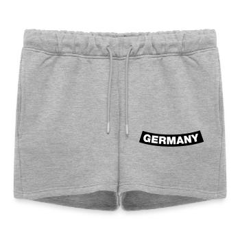 Élément du chapitre allemand (JGA MC-Rocker-Design) - Short de survêtement femme premium - gris chiné - Devant - AI Model Female 172 light (172cm)