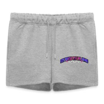Ultras de l’Allemagne de l’Est Ossis Est-allemands - Short de survêtement femme premium - gris chiné - Devant - AI Model Female 172 light (172cm)