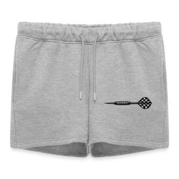 Lancer de fléchettes - Short de survêtement femme premium - gris chiné - Devant - AI Model Female 172 light (172cm)