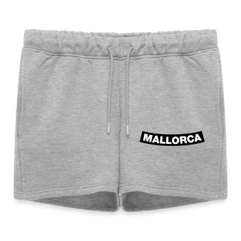 Élément du chapitre de Majorque (Bachelor Party MC Rocker Design) - Short de survêtement femme premium - gris chiné - Devant - AI Model Female 172 light (172cm)