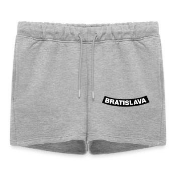 Élément du chapitre de Bratislava (JGA MC-Rocker-Design) - Short de survêtement femme premium - gris chiné - Devant - AI Model Female 172 light (172cm)